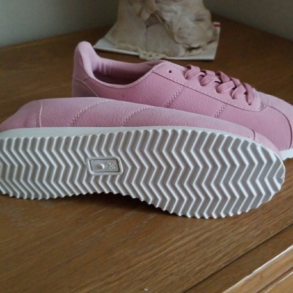 SOLD Nasty Gal Keep it Casual LaceUp Pink Sneakers - Picture 6 of 6